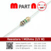 1 MOhms (1/3 W)