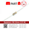 100 Ohms (1/3 W)