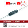220 mOhms (3 W)