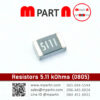Resistors 5.11 kOhms (0805)