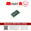 Resistors 820 Ohms (2512)