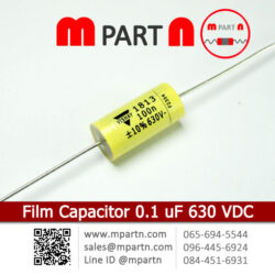 Film Capacitor 0.1 uF 630 VDC