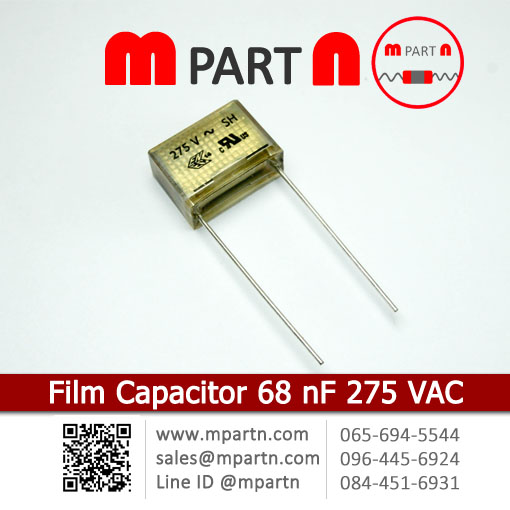 Film Capacitor 68 nF 275 VAC--2 Film Capacitor 68 nF 275 VAC
