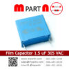 Film Capacitor 1.5 uF 305 VAC