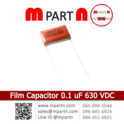 Film Capacitor 0.1 uF 630 VDC