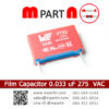 Film Capacitor 0.033 uF 275 VAC