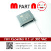 Film Capacitor 0.1 uF 300 VAC