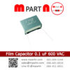 Film Capacitor 0.1 uF 600 VAC