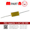 Film Capacitor 2.2uF 250 VDC