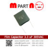 Film Capacitor 3.3 uF 305VAC