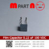 Film Capacitor 0.22 uF 100 VDC
