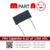 Film Capacitor 0.22 uF 1250 VDC