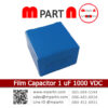 Film Capacitor 1 uF 1000 VDC