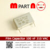 Film Capacitor 100 nF 310 VAC