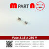 Fuse 3.15 A 250 V