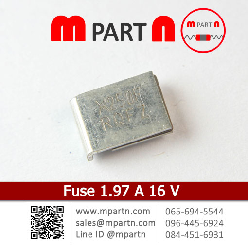 Fuse 1.97 A 16 V Fuse 1.97 A 16 V
