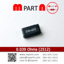 0.039 Ohms (2512)