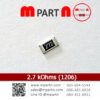 2.7 kOhms (1206)