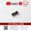 24.9 Ohms (1206)