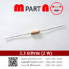 3.3 kOhms (2 W)