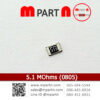 5.1 MOhms (0805)