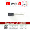 Capacitors 1 uF 250 VDC