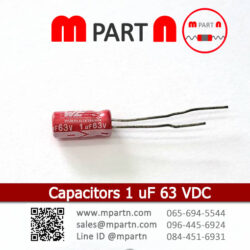 Capacitors 1 uF 63 VDC