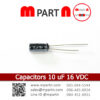 Capacitors 10 uF 16 VDC