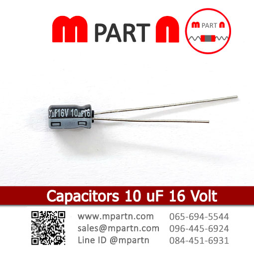 Capacitors 10 uF 16 Volt Capacitors 10 uF 16 Volt