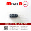 Capacitors 10 uF 25 VDC