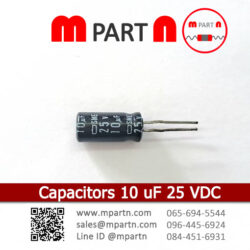 Capacitors 10 uF 25 VDC
