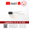 Capacitors 10 uF 35 VDC