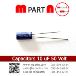 Capacitors 10 uF 50 Volt
