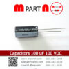 Capacitors 100 uF 100 VDC