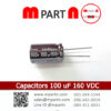 Capacitors 100 uF 160 VDC