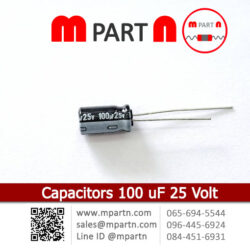 Capacitors 100 uF 25 Volt
