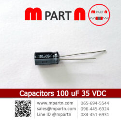 Capacitors 100 uF 35 VDC