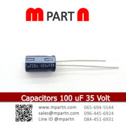 Capacitors 100 uF 35 Volt