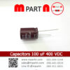 Capacitors 100 uF 400 VDC