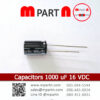 Capacitors 1000 uF 16 VDC