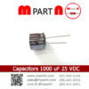 Capacitors 1000 uF 25 VDC