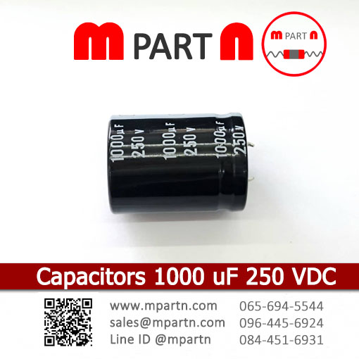 Capacitors 1000 uF 250 VDC Capacitors 1000 uF 250 VDC