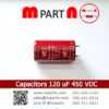 Capacitors 120 uF 450 VDC