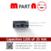 Capacitors 1200 uF 35 Volt