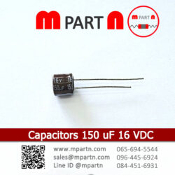 Capacitors 150 uF 16 VDC