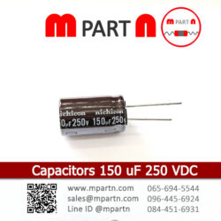 Capacitors 150 uF 250 VDC