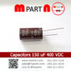 Capacitors 150 uF 400 VDC