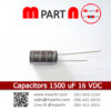 Capacitors 1500 uF 16 VDC