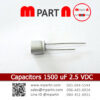 Capacitors 1500 uF 2.5 VDC
