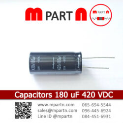 Capacitors 180 uF 420 VDC